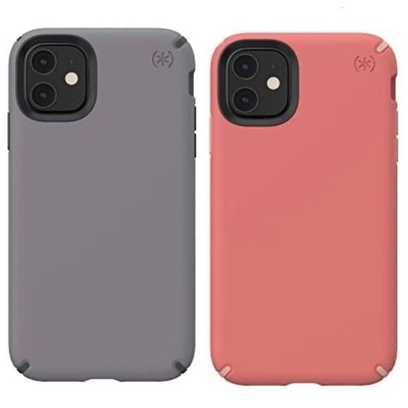 4/$25 Bundle of 2 Speck Presidio Pro Case for iPhone 11 in Grey and Pink - Picture 12 of 12